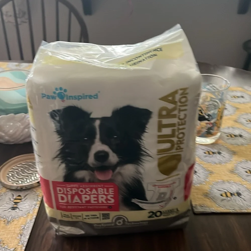 Paw Ispired large disposable dog diapers brand new